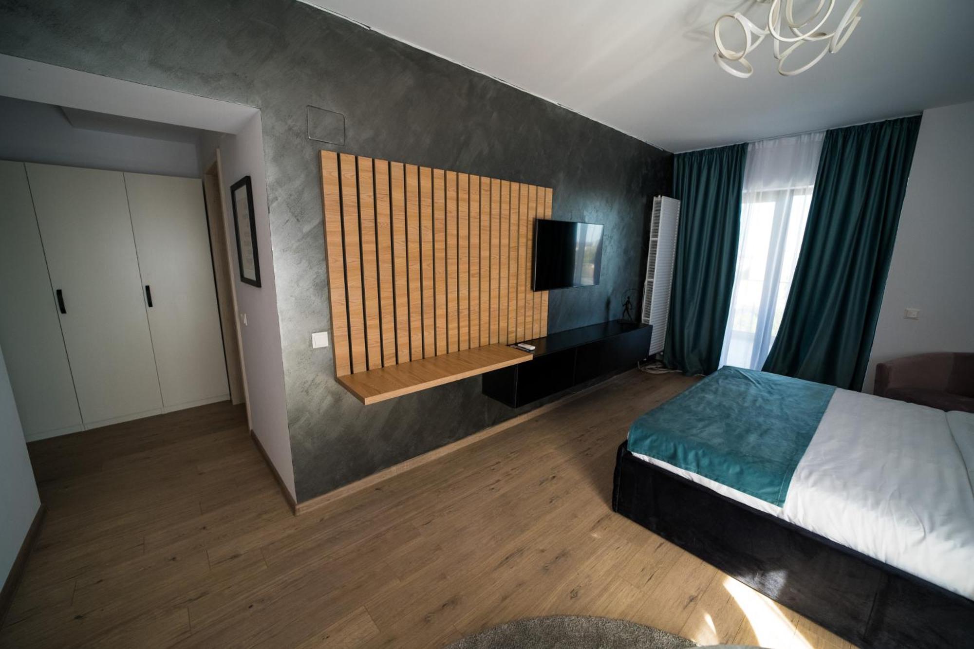 Garsoniera Turquoise Rezidential Moghioros Park Apartamento Bucareste Exterior foto